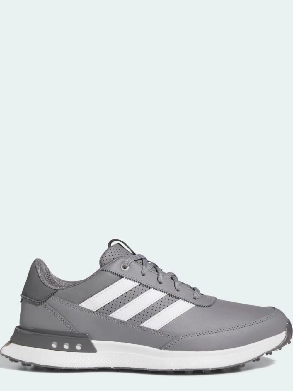 Adidas Golf Shoes S2G 24 Leather Spikeless White Grey Size 8.5 NWT